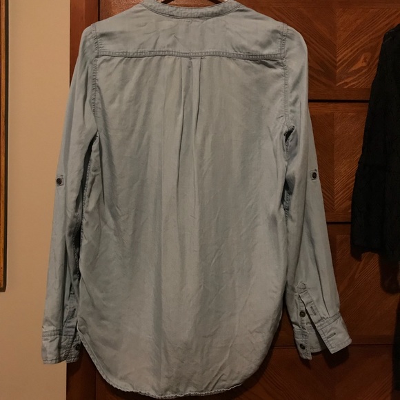 Love Tree Size medium light denim colored tunic - Picture 3 of 4